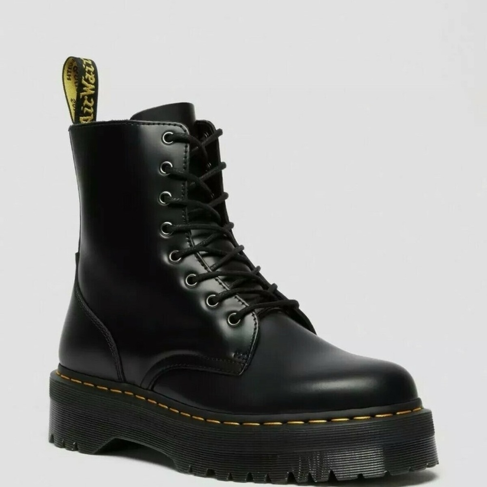 Dr. Martens Jadon black platform combat boots